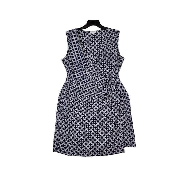 Charter Club Dress Size 2X Women Sleeveless Sheath Pleated - Picture 6 of 9